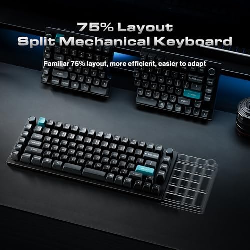 Keychron Q11 Ultra 8K Polling Rate Wireless Split Ergonomic – In Use