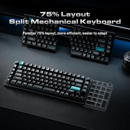 Keychron Q11 Ultra 8K Polling Rate Wireless Split Ergonomic – In Use