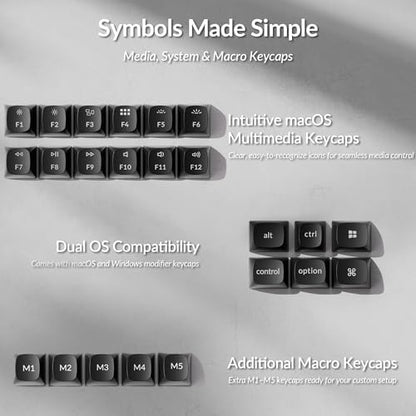 Keychron OSA Profile Double-Shot PBT Keycap Full Keycap Set – In Use