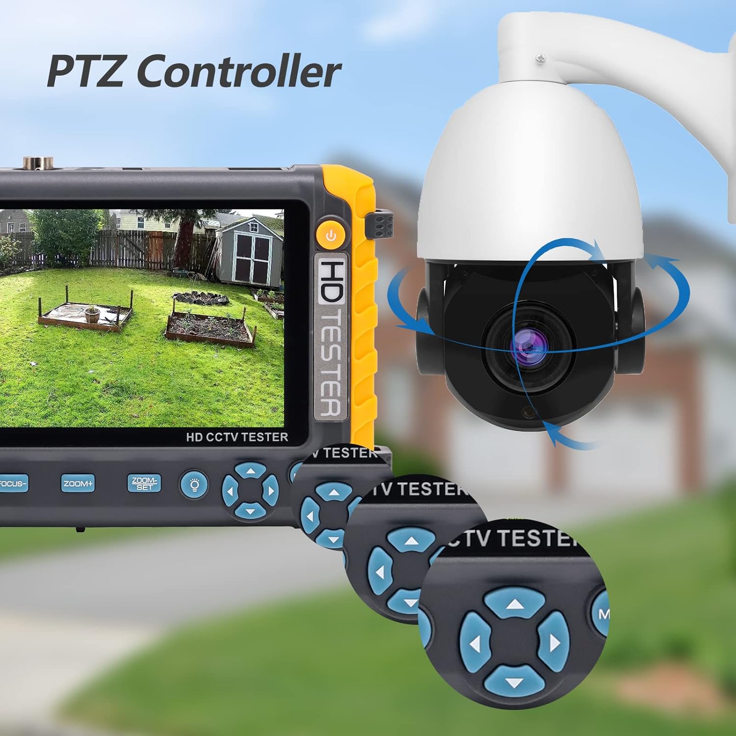 Anpviz 5-Inch 4-in-1 CCTV Monitor Tester for – Packaging