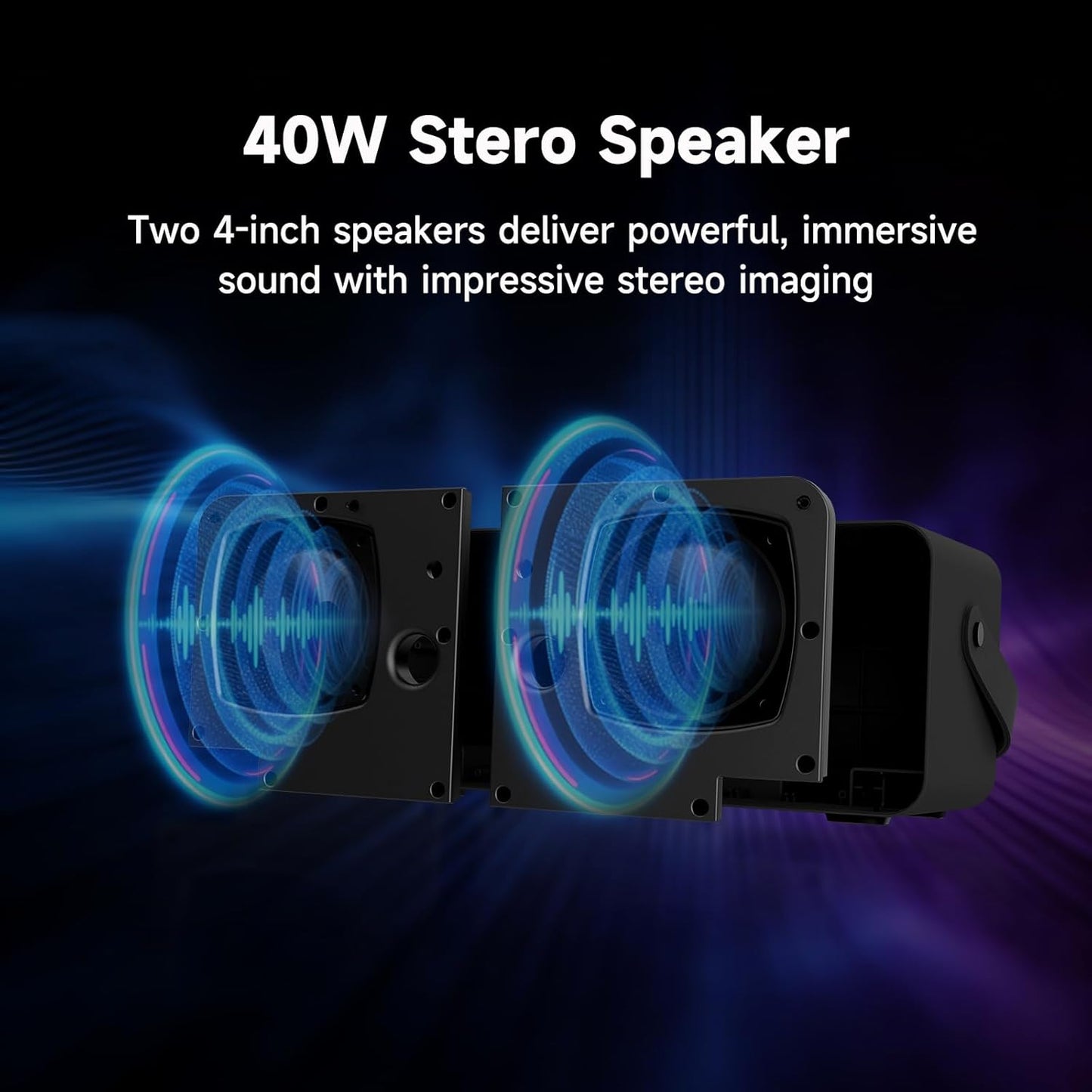 MOOER F40i Smart Guitar Amp 40W Touching Screen – Feature Highlight