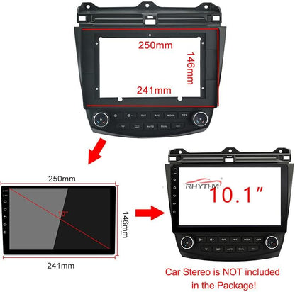 YuYue Electronic 10.1 Inch Double DIN Installation Dash Kit – Size Reference