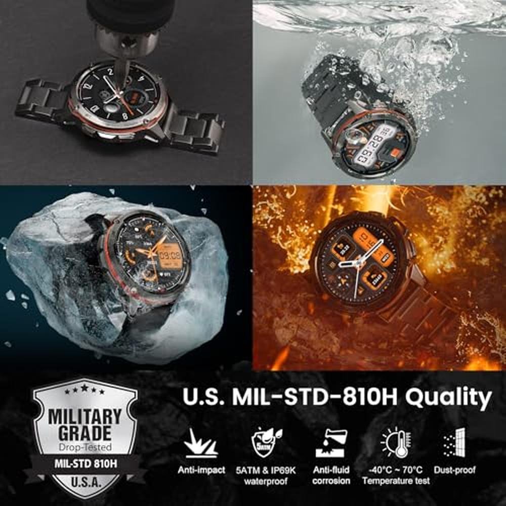 AMAZTIM GPS Smart Watch for Men – Close-up Detail