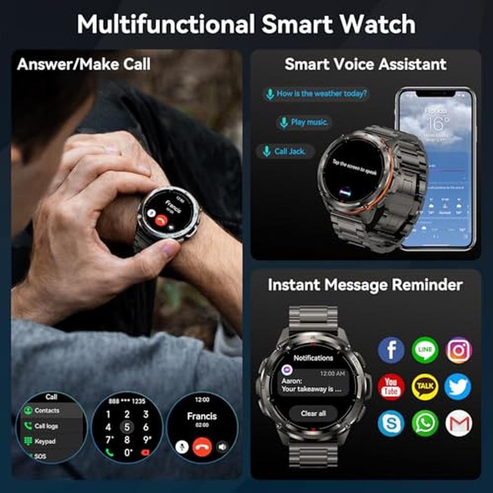 AMAZTIM GPS Smart Watch for Men – In Use
