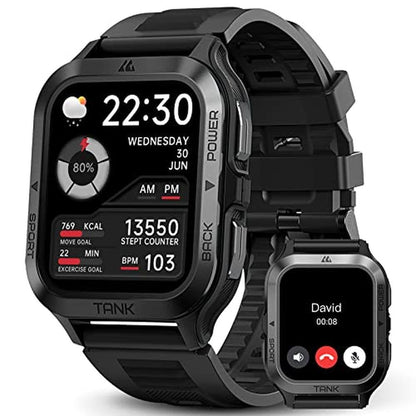 Amaztim Watch: Amaztim Tank M2 Smartwatch 60 Days Extra – Front View