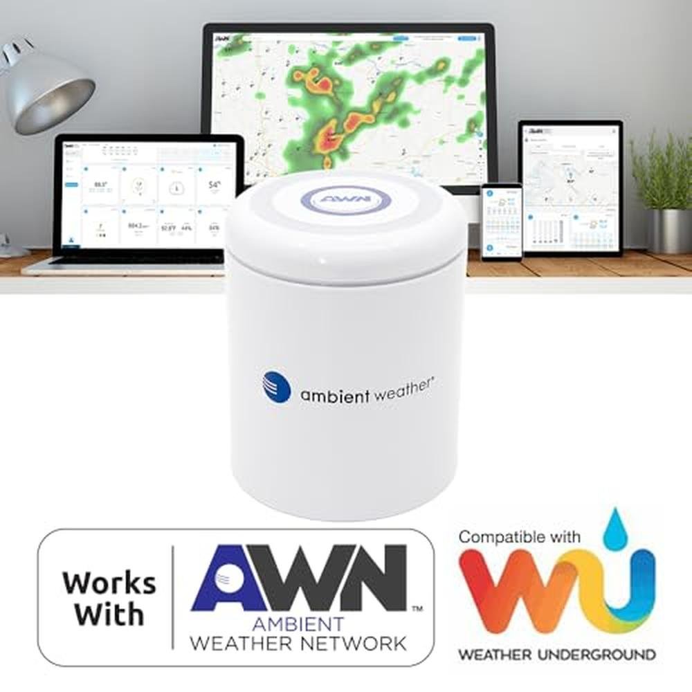 Ambient Weather: Ambient Weather Network WeatherHub – Side View