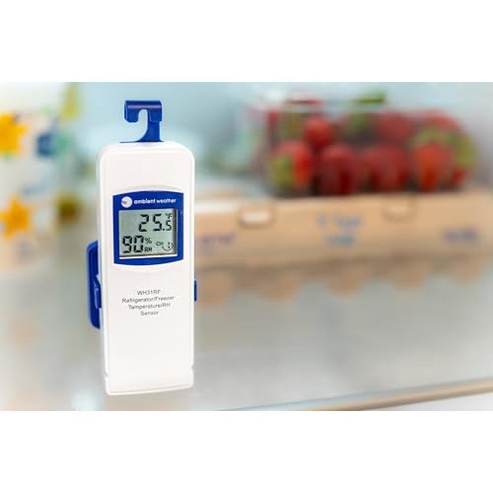 Ambient Weather WH51RF Refrigerator Freezer Sensor – In Use