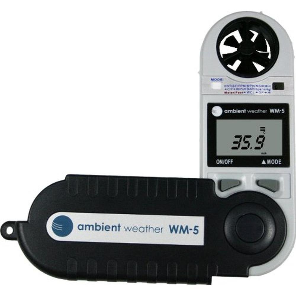 Weather Ambient: Ambient Weather WM-5 Handheld Weather Meter – Front View