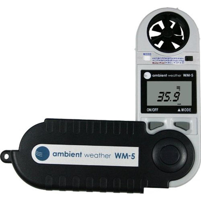 Weather Ambient: Ambient Weather WM-5 Handheld Weather Meter – Front View