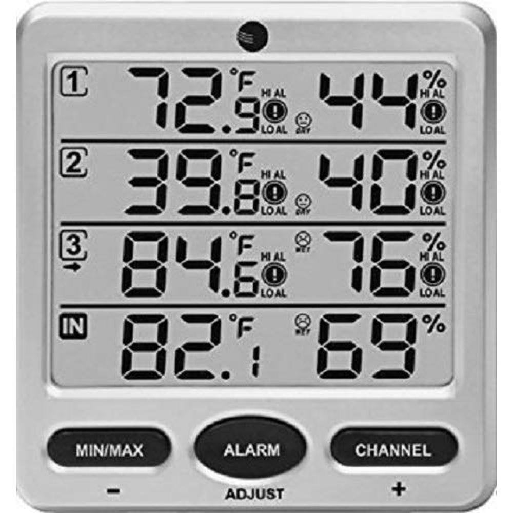 Ambient Weather: WS-10-X4 Wireless Indoor Outdoor 8-Channel – In Use