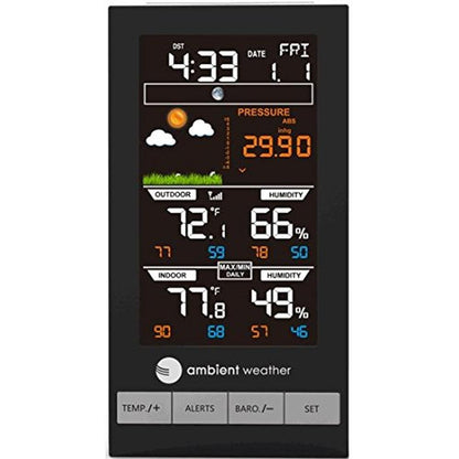 Ambient Weather: WS-2801A Advanced Wireless Color Forecast – Close-up Detail
