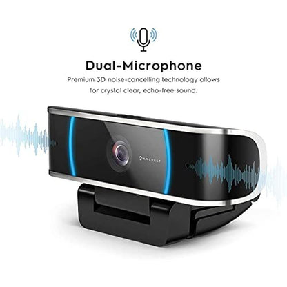 Webcam Amcrest: Amcrest AWC5100 5-Megapixel Webcam with – Side View