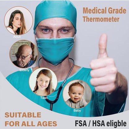 Thermometer Infrared: Amplim Forehead Thermometer No-Touch – In Use