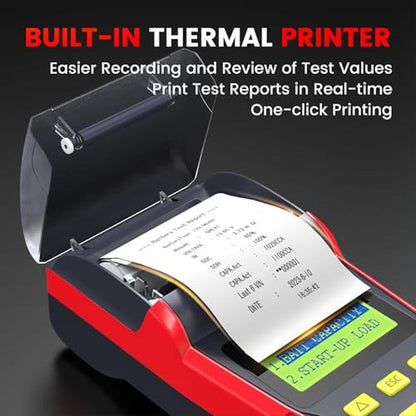 ANCEL BST500 Car Battery Tester with Printer – Side View