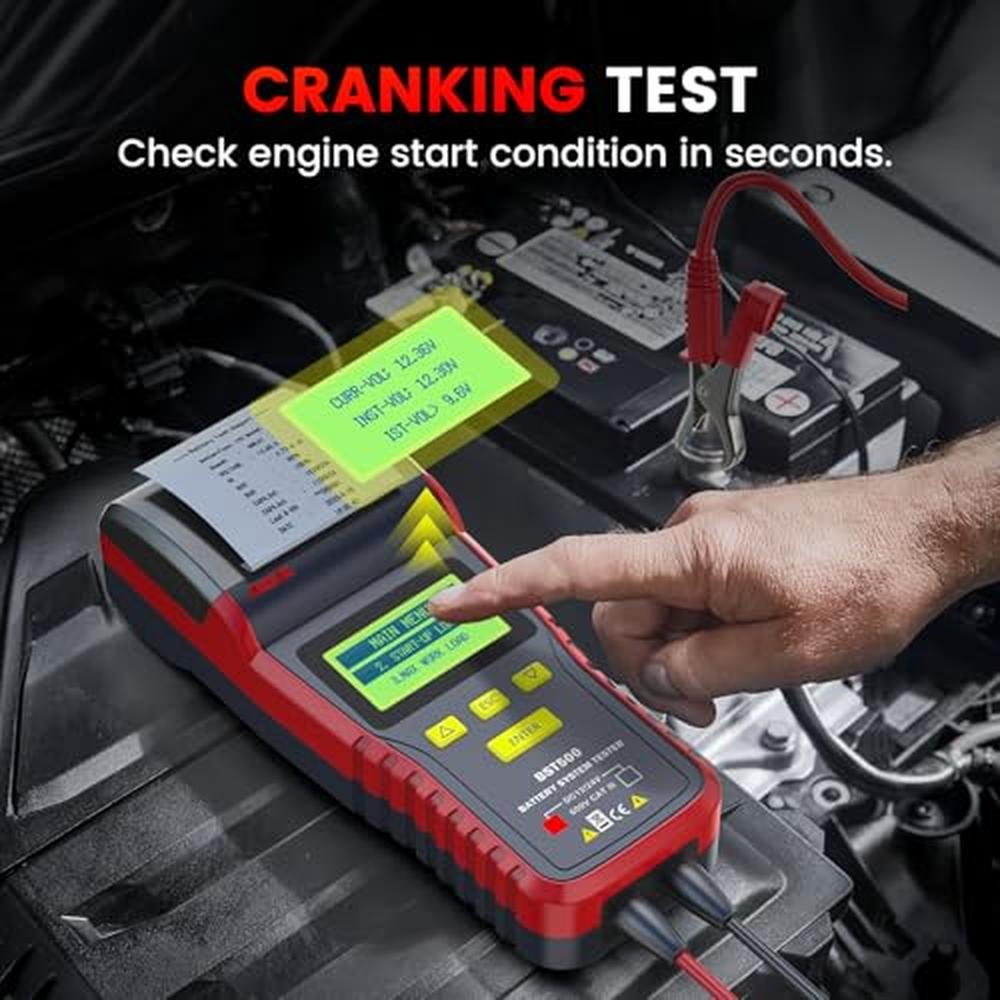 ANCEL BST500 Car Battery Tester with Printer – Packaging