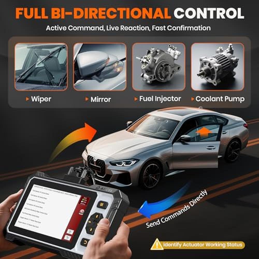 OBD2 Scanner Tool: ANCEL FX6100 Bidirectional Scan Tool – Close-up Detail