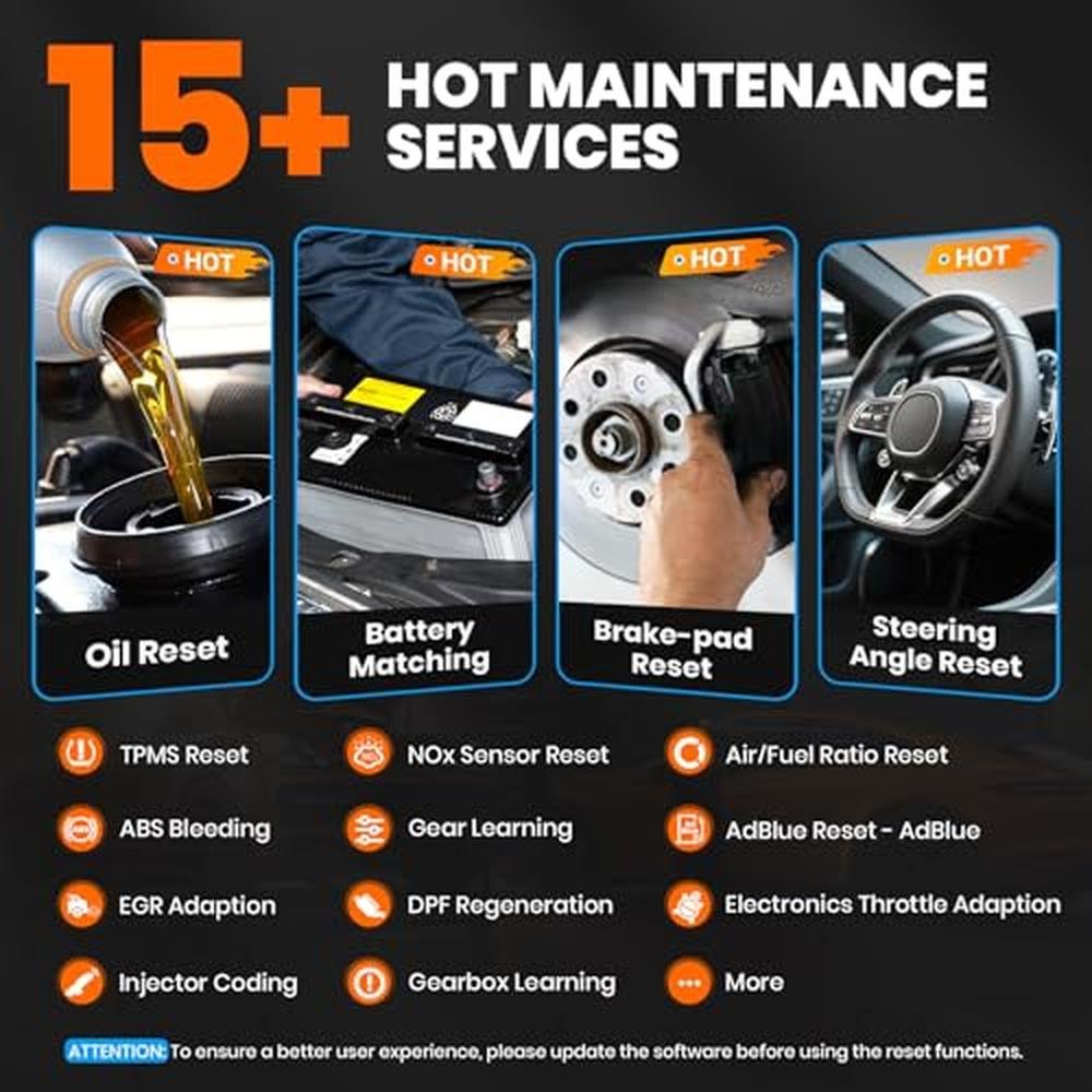 OBD2 Scanner Tool: ANCEL FX6100 Bidirectional Scan Tool – In Use