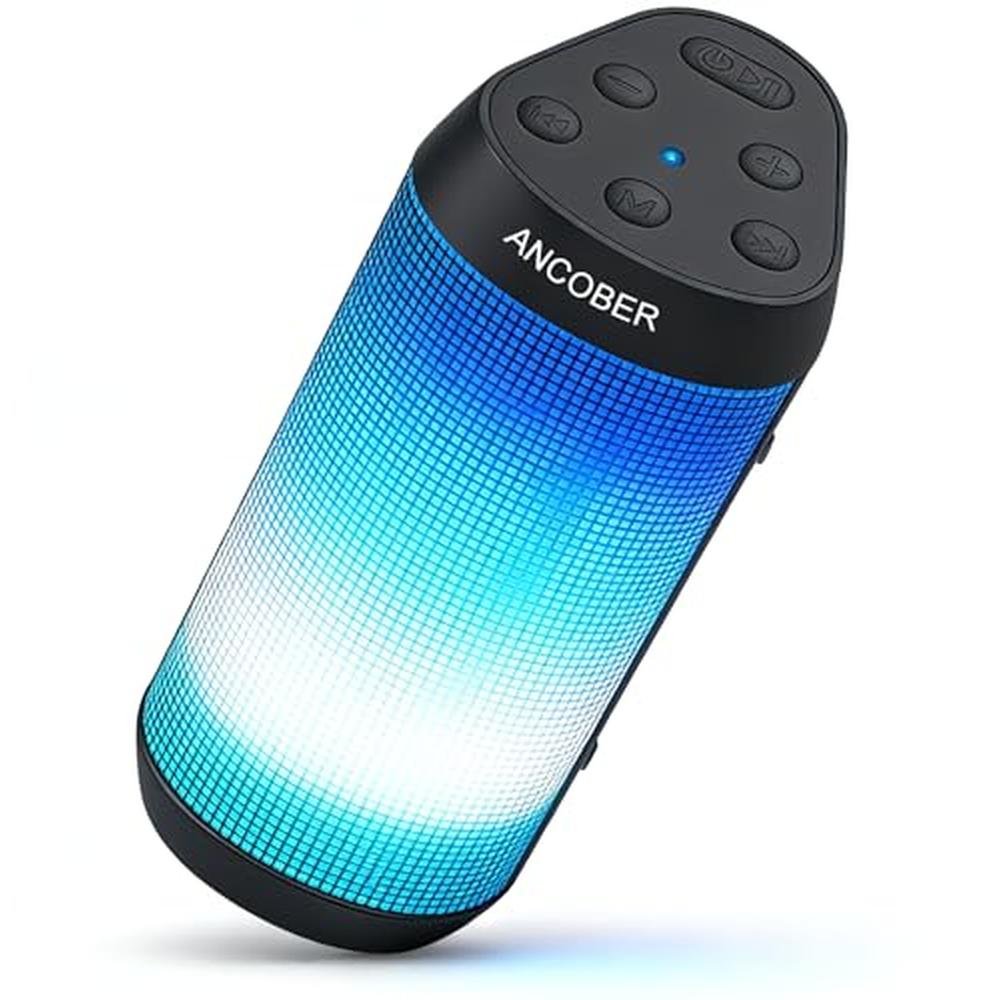 Ancober Portable: ANCOBER Wireless Bluetooth Speaker with – Front View