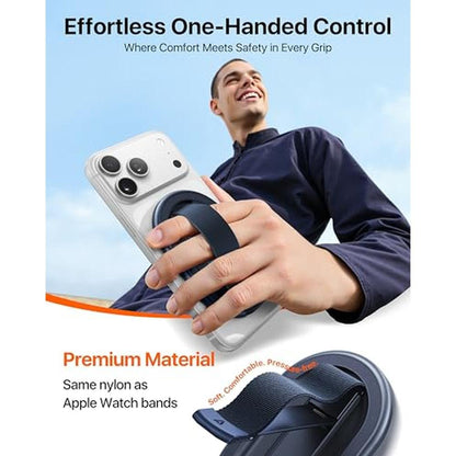 Magnetic Phone Grip: Andobil 2025 All-New MagSafe Compatible – Side View