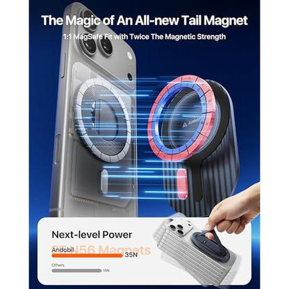 Magnetic Phone Grip: Andobil 2025 All-New MagSafe Compatible – In Use