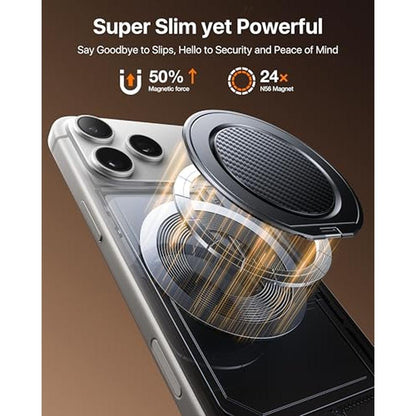 Magnetic Phone Grip: Andobil 2026 Ultra-Thin MagSafe – Close-up Detail