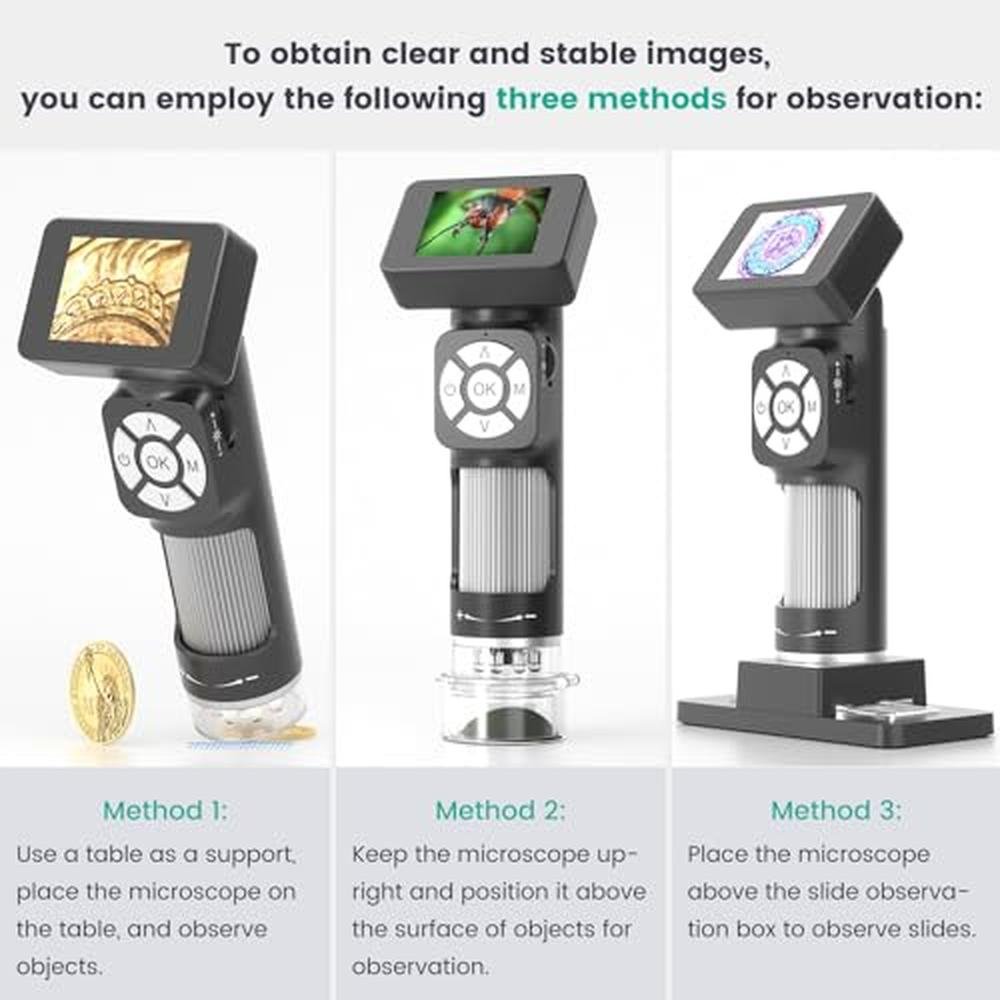 Microscope Andonstar AD112: Portable Pocket Microscope Kit – In Use