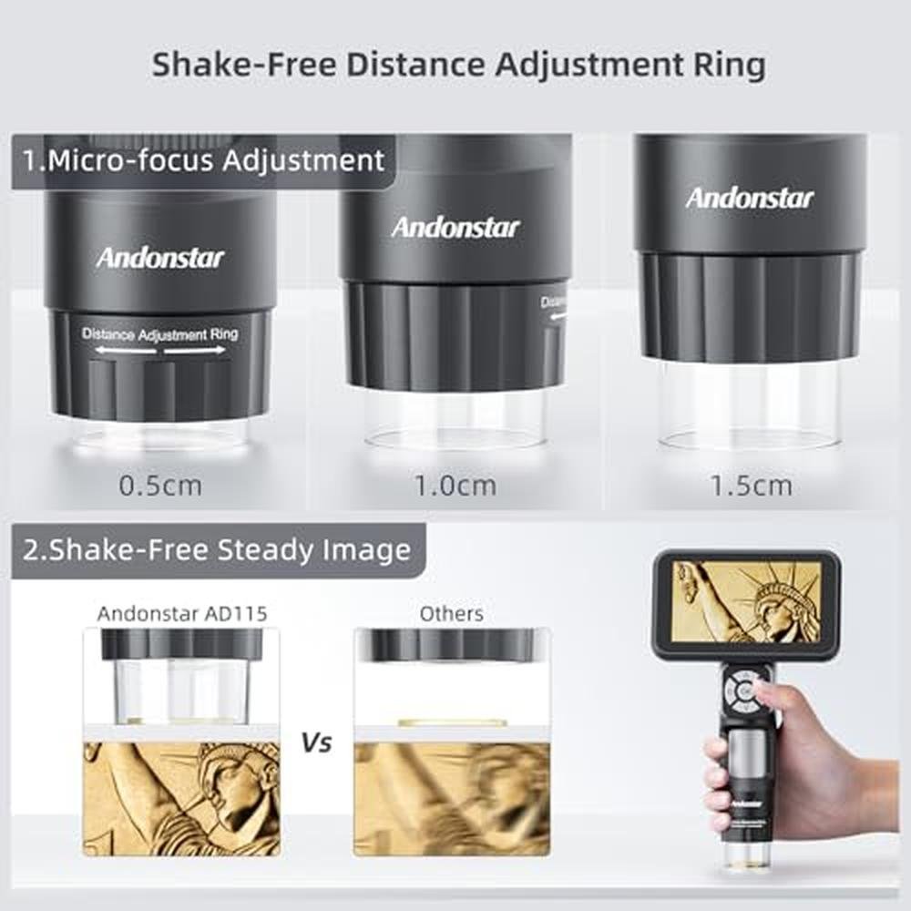 Microscope Andonstar: Andonstar AD115 Handheld Digital – Packaging