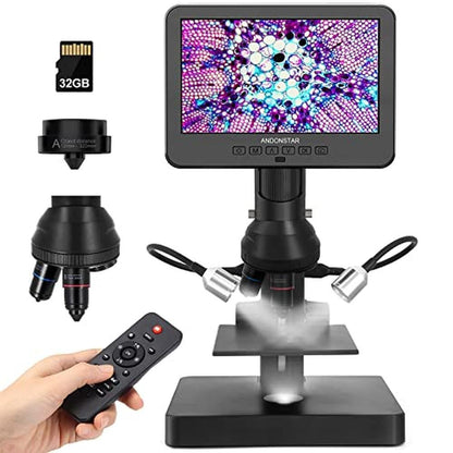 Microscope: Andonstar AD246S-P HDMI Digital Microscope with – Front View