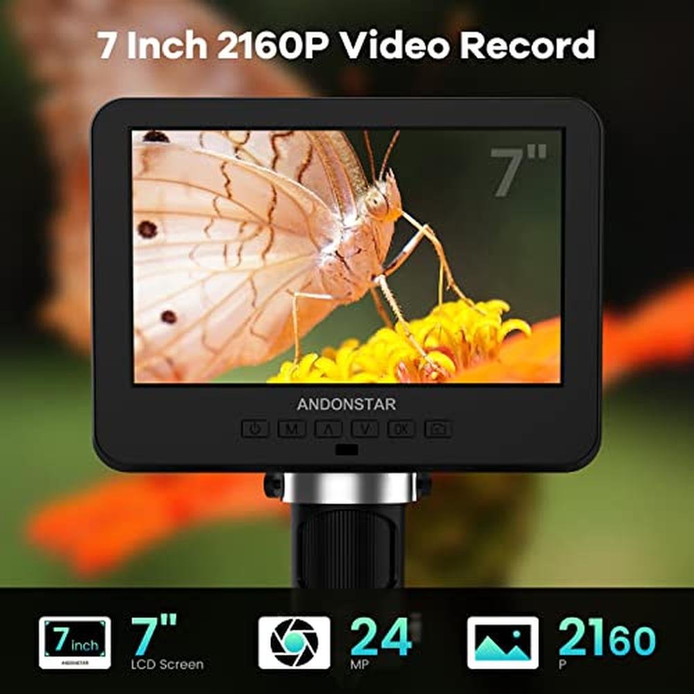 Microscope: Andonstar AD246S-P HDMI Digital Microscope with – Close-up Detail