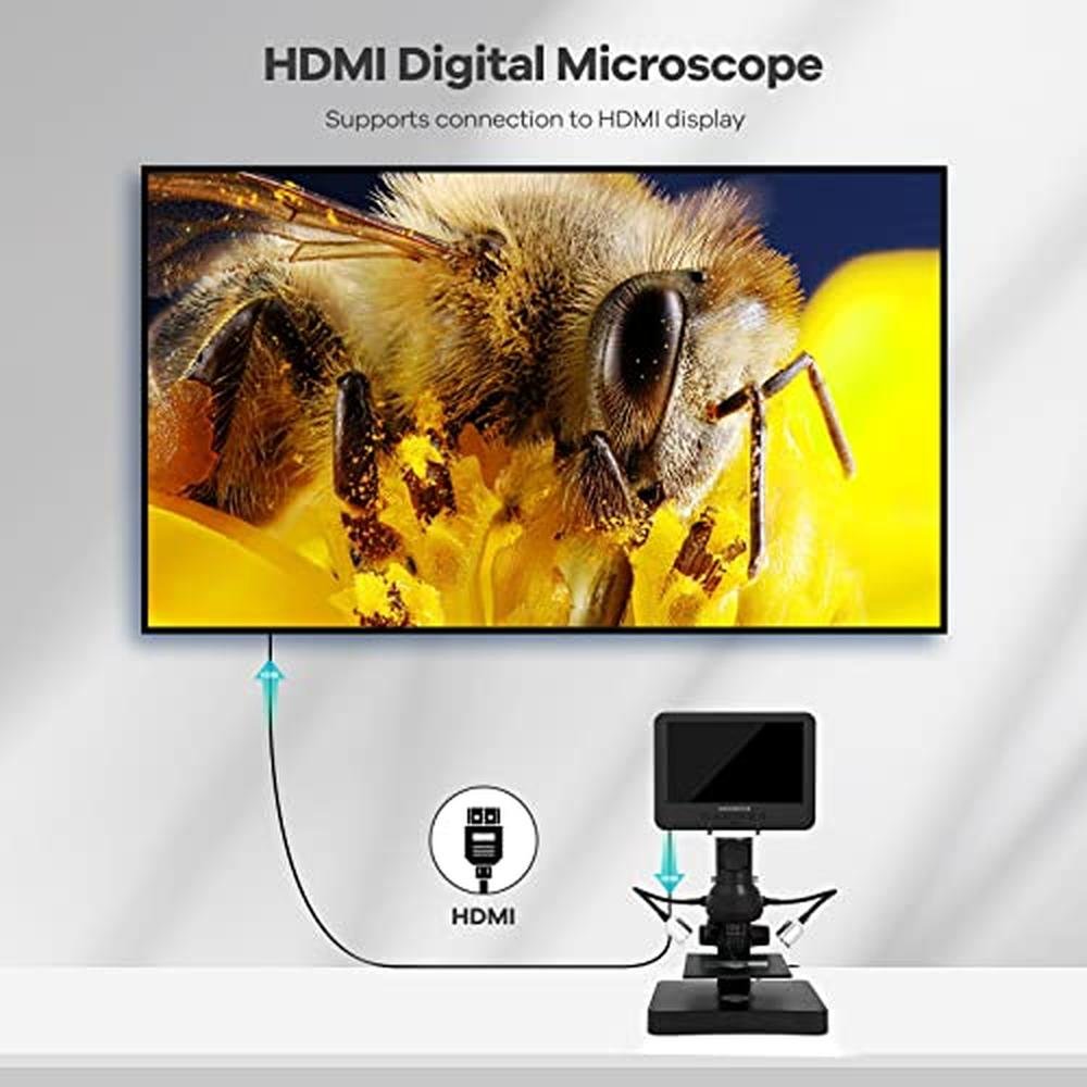 Microscope: Andonstar AD246S-P HDMI Digital Microscope with – In Use