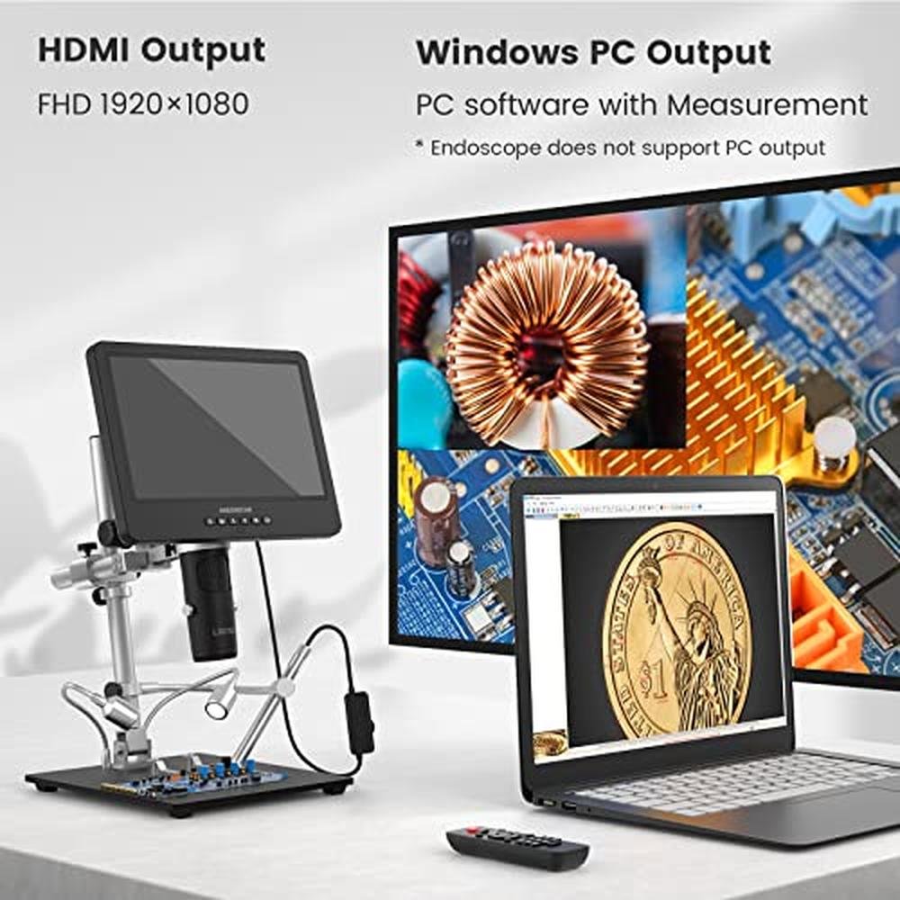 Microscope: Andonstar AD249S-M 3 Lens HDMI Digital – Close-up Detail