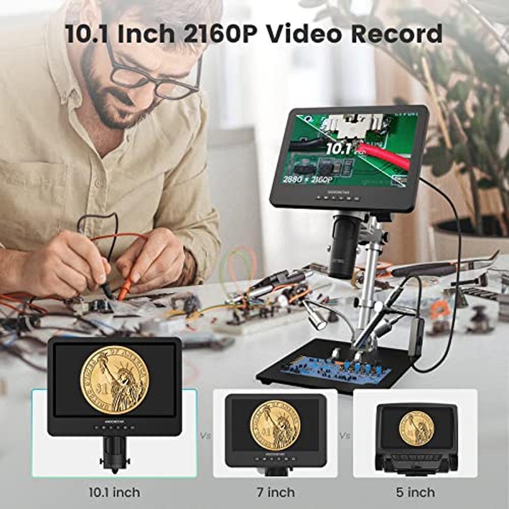 Microscope: Andonstar AD249S-M 3 Lens HDMI Digital – In Use