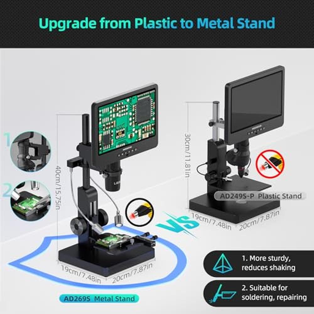 Microscope Andonstar AD269S 20X-5000X HDMI Digital – Close-up Detail