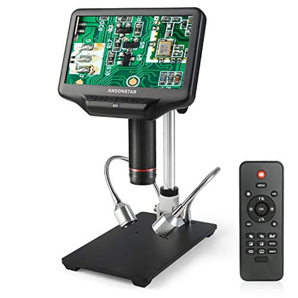 Andonstar AD407 3D HDMI Soldering Digital Microscope – Side View