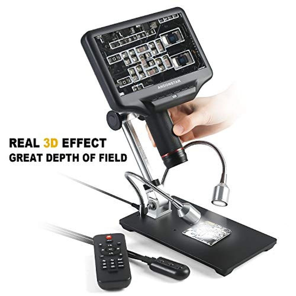 Andonstar AD407 3D HDMI Soldering Digital Microscope – Close-up Detail