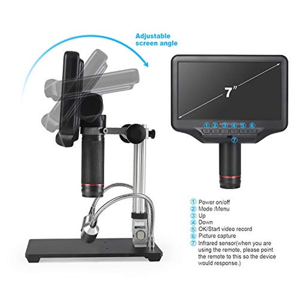 Andonstar AD407 3D HDMI Soldering Digital Microscope – In Use