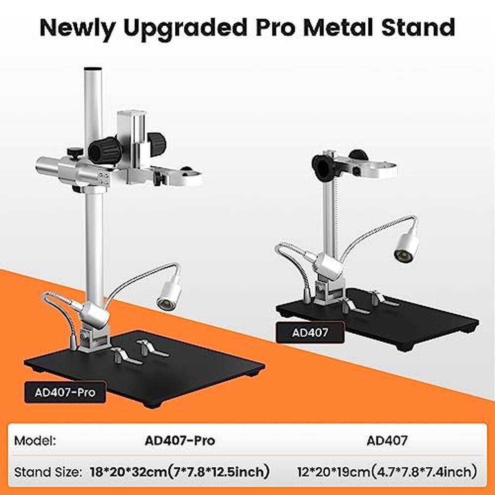Andonstar AD407 Pro 3D HDMI Soldering Digital Microscope – Packaging