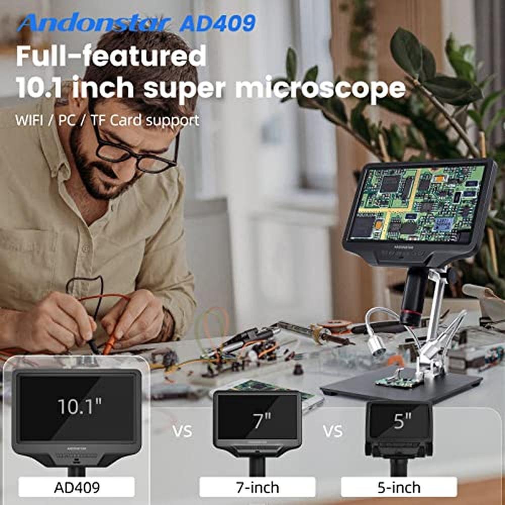 Microscope Soldering: Andonstar AD409 HDMI Digital – Close-up Detail