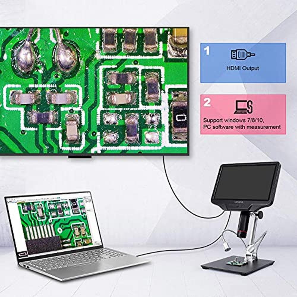 Microscope Soldering: Andonstar AD409 HDMI Digital – In Use
