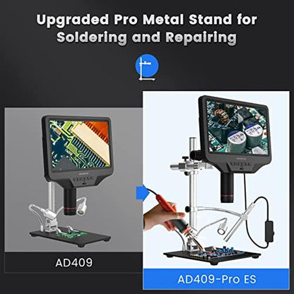 Microscope Soldering: Andonstar AD409 Pro HDMI Digital – Side View