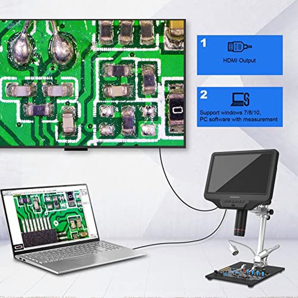 Microscope Soldering: Andonstar AD409 Pro HDMI Digital – In Use