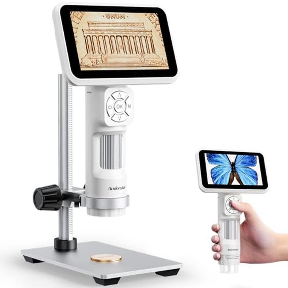 Coin Microscope: Andonstar AD115 5 1080p Handheld Digital – Front View