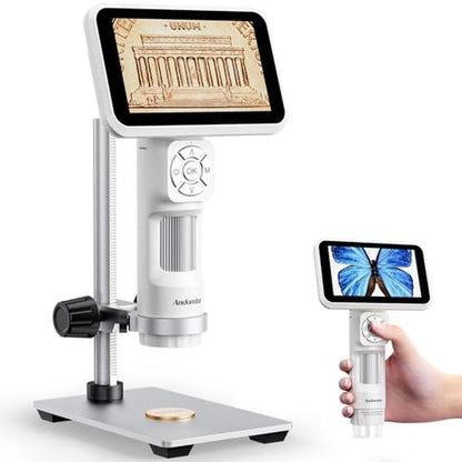 Coin Microscope: Andonstar AD115 5 1080p Handheld Digital – Front View