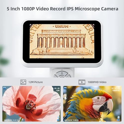 Coin Microscope: Andonstar AD115 5 1080p Handheld Digital – Side View