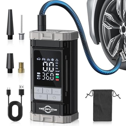 Air Aneson: Aneson Tire Inflator Portable Air Compressor 2x – Front View