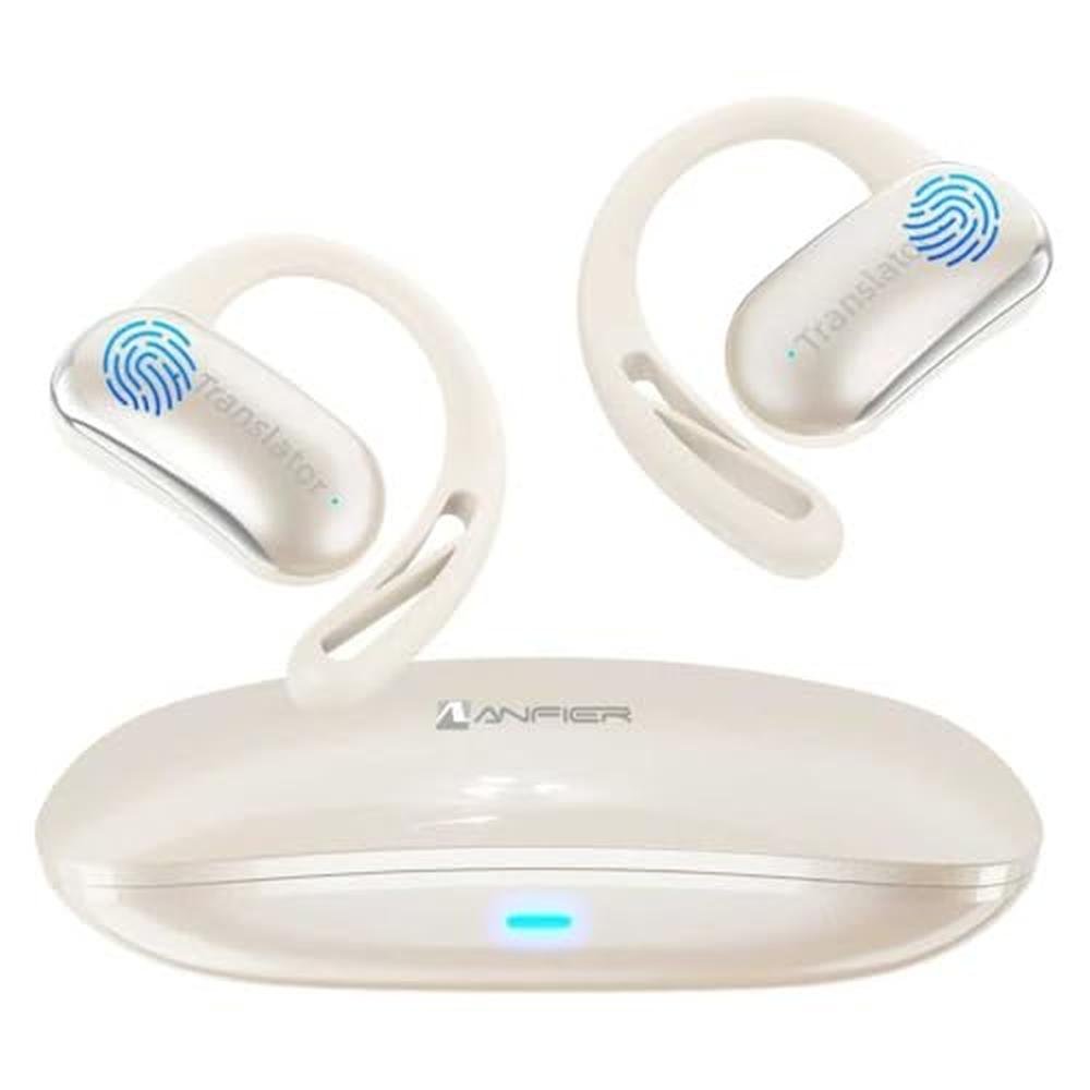 Earbuds ANFIER: ANFIER AI Translator Earbuds Offline – Front View