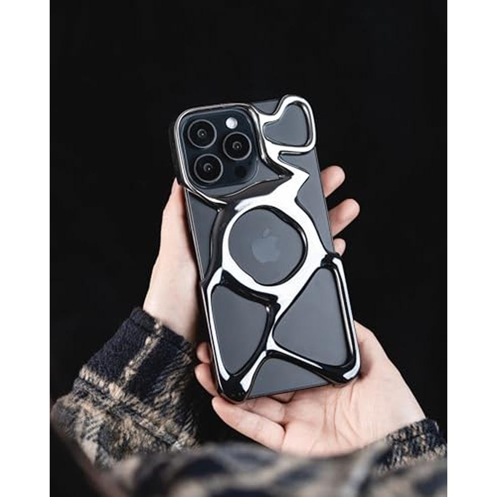 Case Angry: Angry Miao Emptiness Phone Case for iPhone 15 – Front View