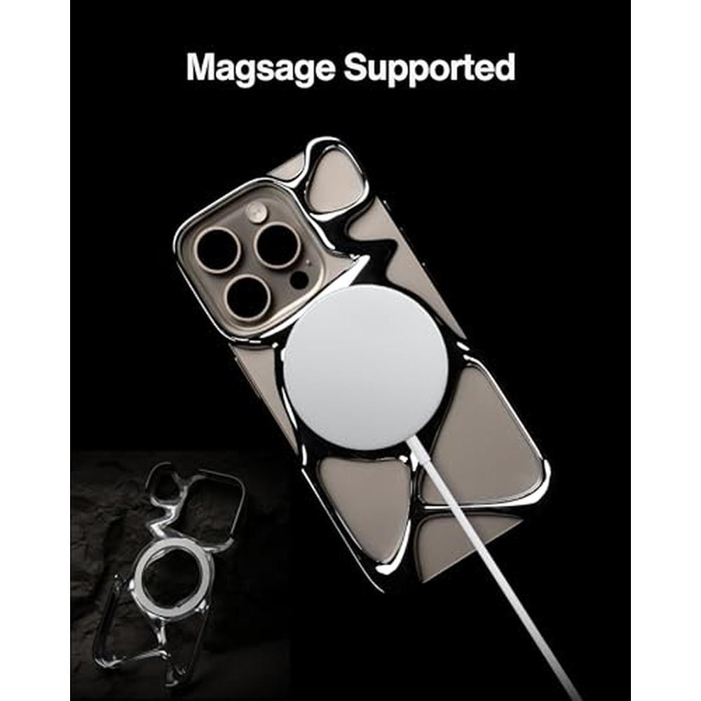 Case Angry: Angry Miao Emptiness Phone Case for iPhone 15 – In Use