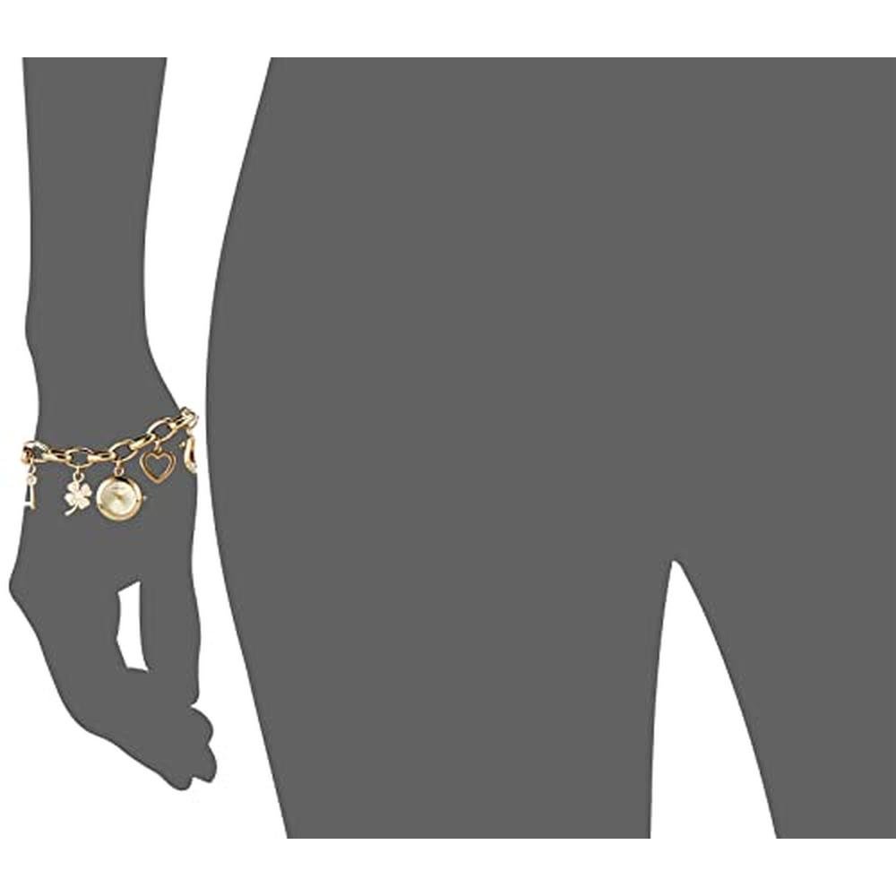 Gold Anne Klein Watch: Anne Klein 10-7604CHRM Gold Charm – In Use