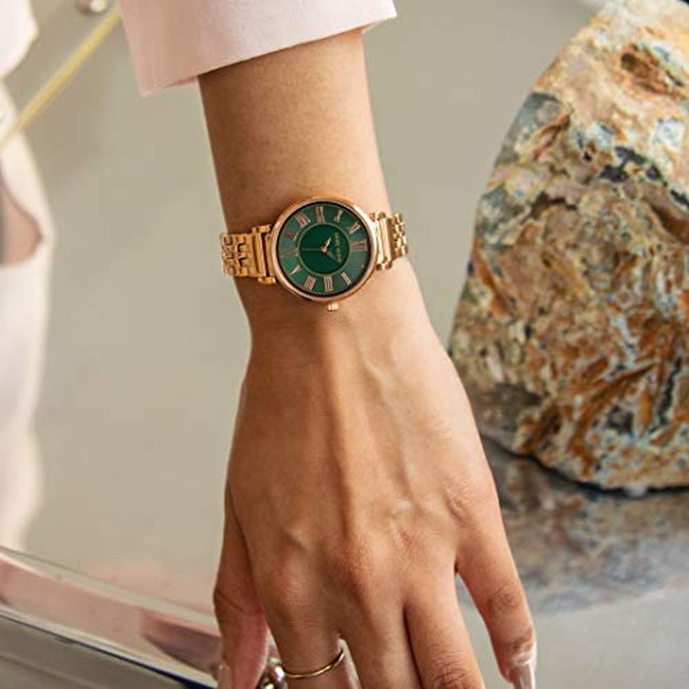 Anne Klein: AK 2158GNRG Rose Gold Tone Bracelet Watch – Side View